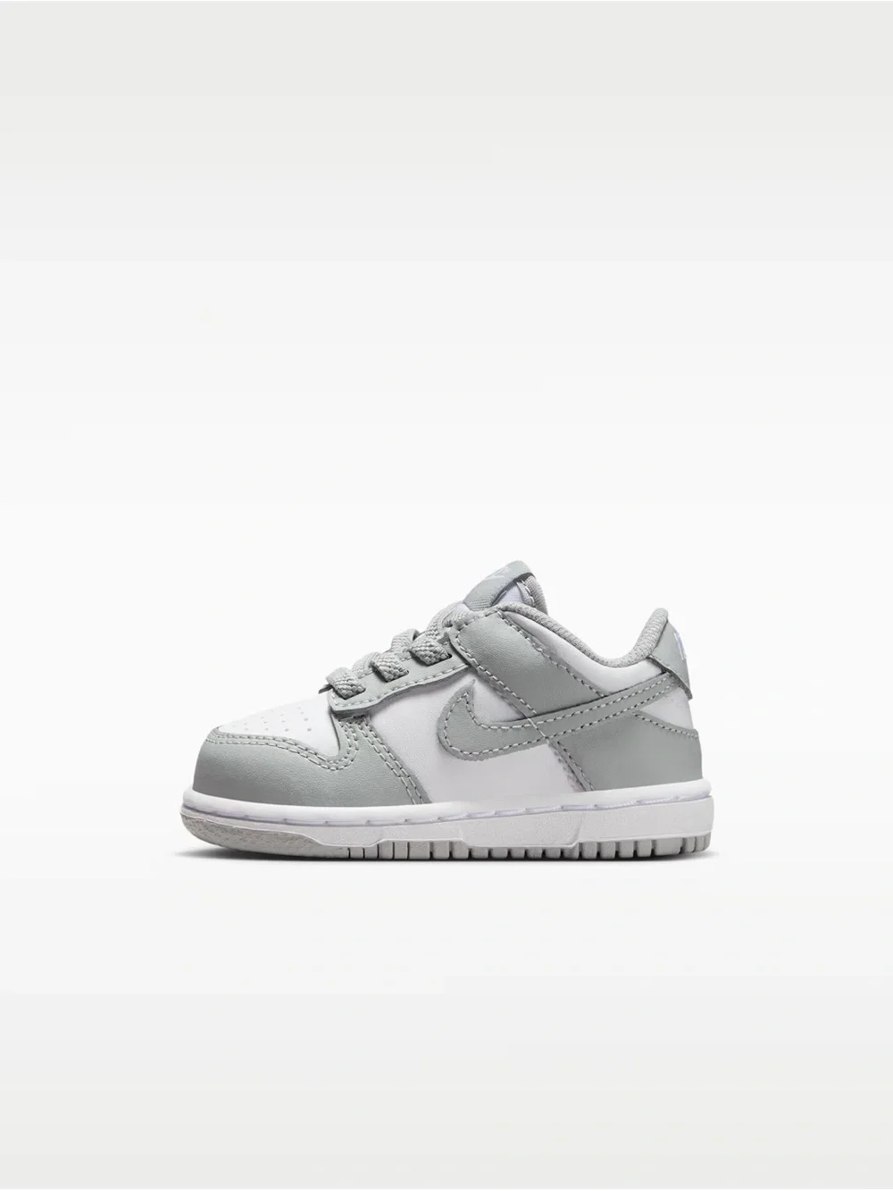 Nike Kids Nike Dunk Low in Gray and White